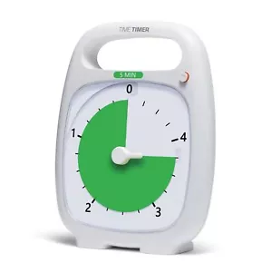 PLUS 5 Minute Desk Visual Timer - Countdown Timer with Portable Handle for Cl... - Picture 1 of 6