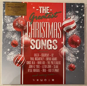 GREATEST XMAS SONGS U2 Queen Coldplay 180 gram GOLD & PURPLE vinyl NEW 2 x LP - Picture 1 of 4