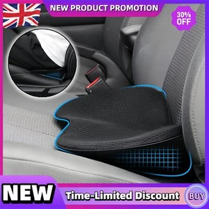 Car Seat Wedge Cushion Memory Foam Car Seat Pad Lumbar Support Pillow Comfort UK - Picture 1 of 10