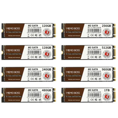 SSD M.2 2280 NGFF Internal Solid State Drive 1TB 960GB 480GB 240GB For PC Laptop - Image 1 of 4