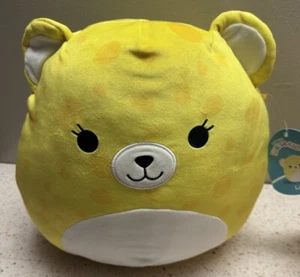 NWT HTF Squishmallows 12” LEXIE Cheetah Remix 2023 Yellow Soft Plush Toy - Picture 1 of 6