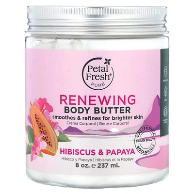 Pure, Renewing Body Butter, Hibiscus & Papaya, 8 oz (237 ml) - Image 1 of 3