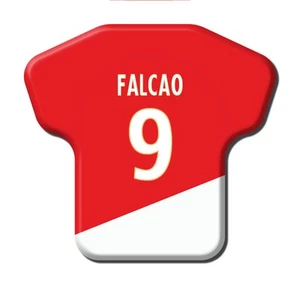 Calamita Simile a T-Shirt Calcio Stagione 2017/2018 Monaco 9 Radamel Falcao - Picture 1 of 9