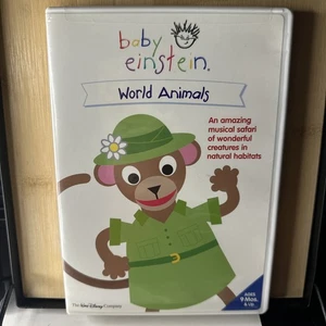World Animals Baby Einstein Disney Complete Set with Manual 2003 DVD Clean Rare - Picture 1 of 3