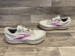 Brooks Divide 4 Trail Running Shoes Women’s Size 8.5 Purple/Gray - Oyster/Violet - Picture 1 of 10