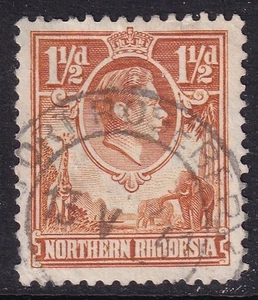 NORDRHODESIEN POSTSTEMPEL / STEMPEL "FORT ROSEBERY" 1941 - Bild 1 von 1