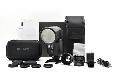 【 MINT+ in Box 】 Neewer Z2c 2.4G TTL HSS Round Flash Light Speedlite Canon JAPAN - Image 1 of 4