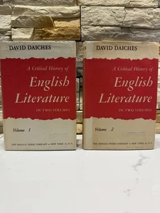 A Critical History of English Literature Vols. 1 & 2 Set David Daiches Slipcase - Bild 1 von 19