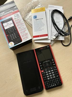 TEXAS INSTRUMENTS TI-Nspire CX II-T CAS Grafikrechner schwarz/rot - Bild 1 von 3