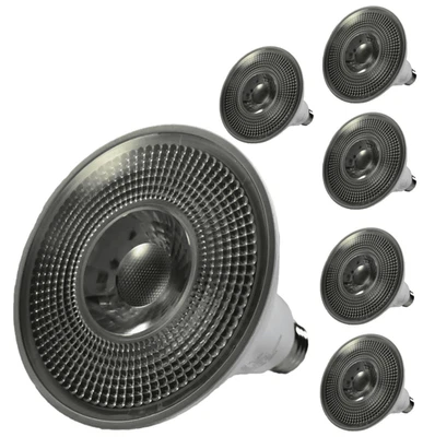 Diodesy PAR38 LED Flood Light 15W E26 3000K 120V 1200LM Dimmable 58° White 6Pk - Image 1 of 2