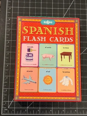 eeBoo's испанский словарь бокс-сет флэш-карты для детей, многоцветный - Изображение 1 из 4