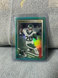 2025 Score Football Breece Hall Teal Die-Cut /10 Jets - Picture 1 of 2