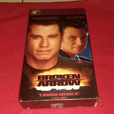 Broken Arrow (VHS, 1997, New Sealed) John Travolta Christian Slater Action Woo  - Image 1 of 4