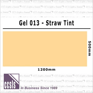 Clear Color 013 Filter Sheet - Straw Tint - Bild 1 von 2