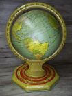 antique Globe tin litho has zodiac signs and months of the year altitude     Z40