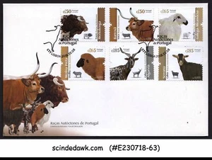 PORTUGAL - 2018 PORTUGIESISCHE TIERRASSEN - 6V - FDC - Bild 1 von 1