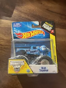Monster Jam Blue Thunder con figura in scala 1:64 nuovo spedizione gratuita - Foto 1 di 2