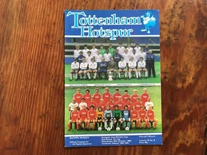 Tottenham Hotspur v Bayern Munich 1982 ECWC 2nd rd 'no writing' - Picture 1 of 2