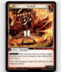 Grand Archive TCG Fireball - Mortal Ambition - Picture 1 of 1