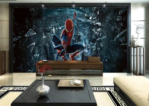 Super Spider Man 3D Full Wall Mural Photo Wallpaper Printing Home Kids Decor - Picture 1 of 8