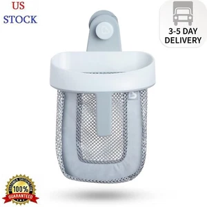 Munchkin Super Scoop Hanging Bath Toy Storage with Quick Drying Mesh, Grey - Picture 1 of 10