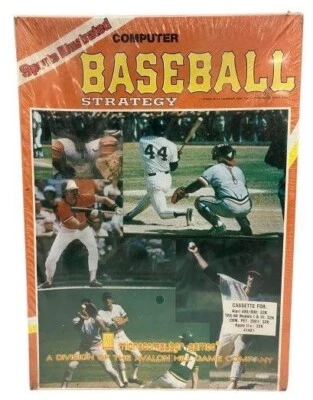 RARE - Sports Illustrated Computer Baseball Strategy Game SEALED 1982 - Image 1 of 4