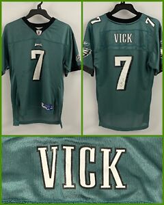 Kids MICHAEL VICK #7 Philadelphia Eagles Green YOUTH Reebok Jersey - Large 14/16