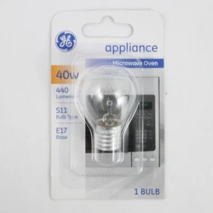 GE S11 Replacement 40W Appliance Bulb E17 Base High Intensity Light 440 Lumens - Picture 1 of 5