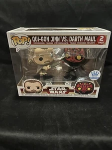 Funko Pop! Vinyl: Star Wars - Qui-Gon Jinn vs. Darth Maul 2-Pack - Funko... - Picture 1 of 6