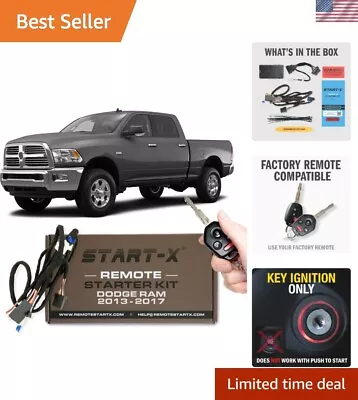 Kit de arranque remoto para camioneta pickup RAM 1500/2500/3500 2013-2017 || Arranque con llave... Foto 1 de 4