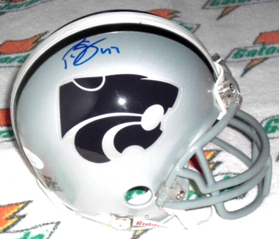 DARREN SPROLES SIGNED KANSAS STATE WILDCATS MINI HELMET  Eagles J.S.A. Certified - Image 1 of 4