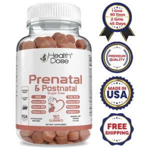 Health Dose Prenatal/Postnatal Complex Supplement. Vitamin B6, B12, C, Zinc. 90C - Picture 1 of 6