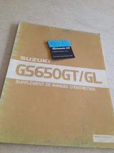 Suzuki GS650GT GS650GL GS GL 650 supplement revue moto technique manuel atelier - Imagen 1 de 11
