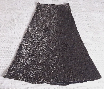 Женская велюровая юбка Neiman Marcus размер 10 высокий геометрический принт эластичная подкладка - Изображение 1 из 4