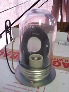 Hubbell Lighting Moisture Proof Clear Glass Cylinder with Base Max 100W - Picture 1 of 3