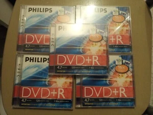 5x DVD+R PHILIPS 16X 4.7GB DVD 120min Jewel 120 Min Mondiali Calcio 2006 - Afbeelding 1 van 2