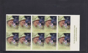 AUSTRALIA - FOLLETO COMPLETO DE CUMPLEAÑOS DE LA REINA 2010 de 10 x 55c montado sin montar o nunca montado - realeza - Imagen 1 de 1