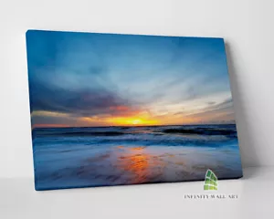 Sunrise Waves Canvas Art Wall Art Print Picture Fashion Framed Home Decor -C137 - Picture 1 of 8