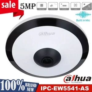 Dahua IPC-EW5541-AS WizMind 5MP AI Fisheye Built-in Mic PoE Panoramic IP Camera - Picture 1 of 12
