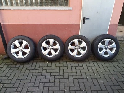 Original Jeep Alufelgen 17 Zoll Kompletträder Winterreifen Falken 225 60 R17 - Bild 1 von 4