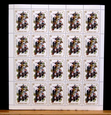 HAITI - SHEET OF 20 - MNH - NOT VALID FOR POSTAGE - Image 1 of 2