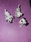 Vintage Disney 101 Dalmations Figure Bundle Of 3 Dogs. 