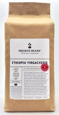 2-40lb Ethiopia Yirgacheffe * Specialty Coffee * Premium Unroasted Green Coffee - Image 1 of 4