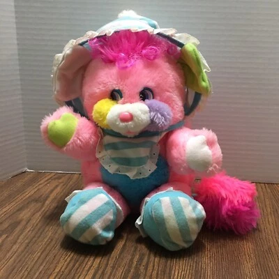 POPPLES Bebé Peluche Rosa Púrpura Azul Piel PREMIO Popple Peluche De Colección Foto 1 de 4