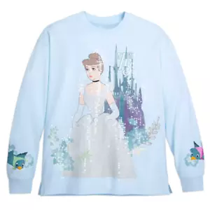 Disney Cinderella Once Upon A Time 75th Anniversary Long Sleeve Shirt Size XL - Picture 1 of 8