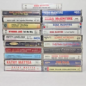 Country Musik Kassette 80er & 90er (überwiegend) Reba McEntire Trisha Yearwood 21 Kassetten - Bild 1 von 24