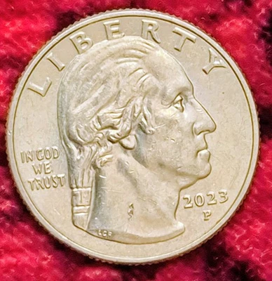 Jovita Idar Quarter 2023 Rare P Mint Error Coin Reading In Cod We Trust - Image 1 of 4