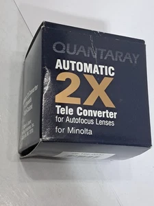 Quantaray Automatic 2X Tele Converter For Minolta Autofocus Lenses (a) - Picture 1 of 12