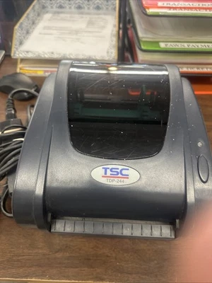 TSC TDP-244 Thermal Label Printer with USB Connector and Power Cord - Image 1 of 4