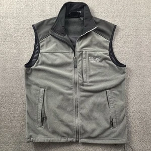 Mountain Hardwear Jacket Adult Medium Gray Sleeveless Fleece Vest Casual Men's - Picture 1 of 14
